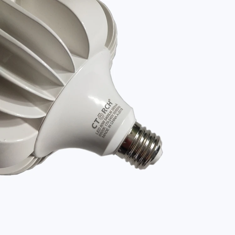 5400 lumen DIE CASTING ALUMINUM led T 60w bulb light with e27 base