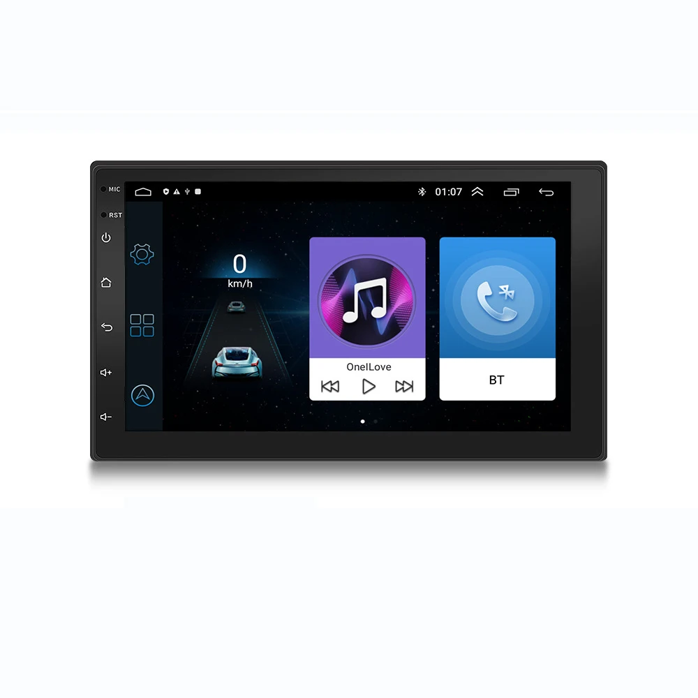 1+16G 2 Din Auto Stereo Radio Wifi MP5 Player 7 inch Build In Android Car DVD Player Car Stereo