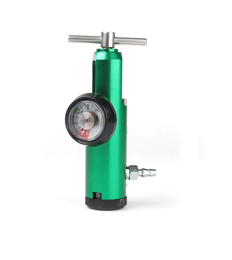 2021 best low price medical oxygen tank flow meter regulator with humidifier for gas