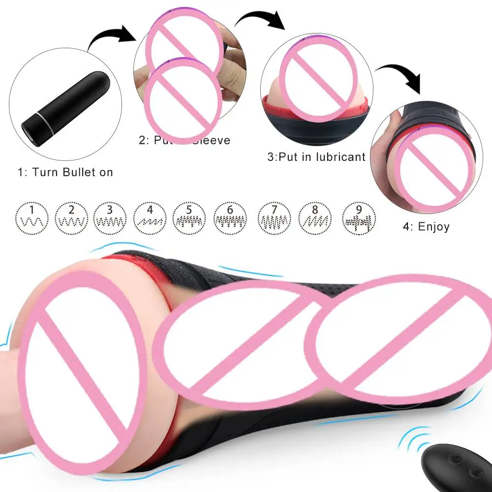 S-hande секс-игрушка вибратор мастурбация Вибрация Вагина чашка для мужчин Автоматическая машина массаж