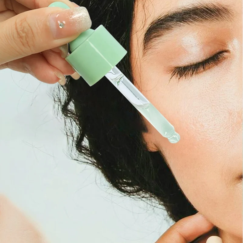 Organic Green Tea Face Serum Facial Oil Control Anti-acne Beauty Essence 30ml Customize Private Label Smooth Skin Oil Skin