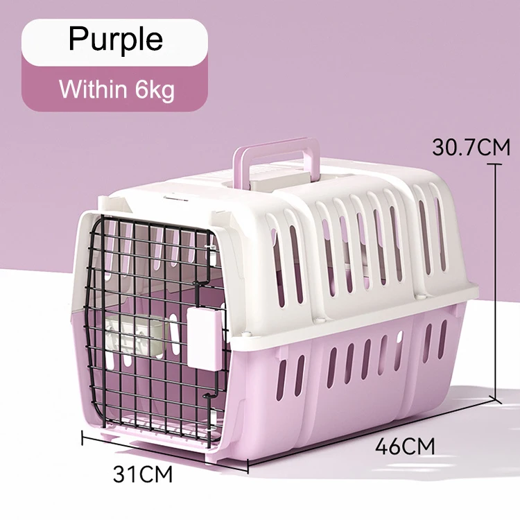Hot Sale Portable Go Out Pet Air Box Dog Consignment Small and Medium-Sized Cat Dog Cage Pet Carriers Transport Box
