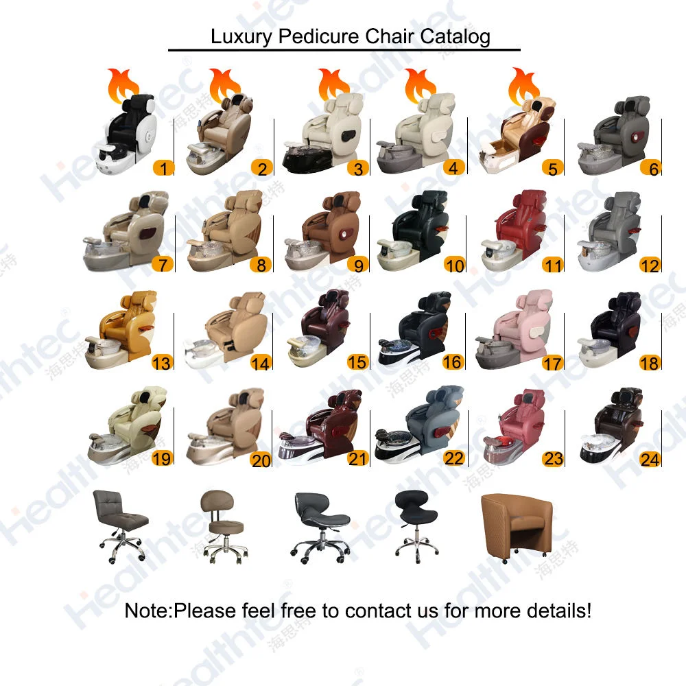 Factory Price Nail Salon equipment no plumbing pedicure chair pipeless adjustable massage pedicure chair