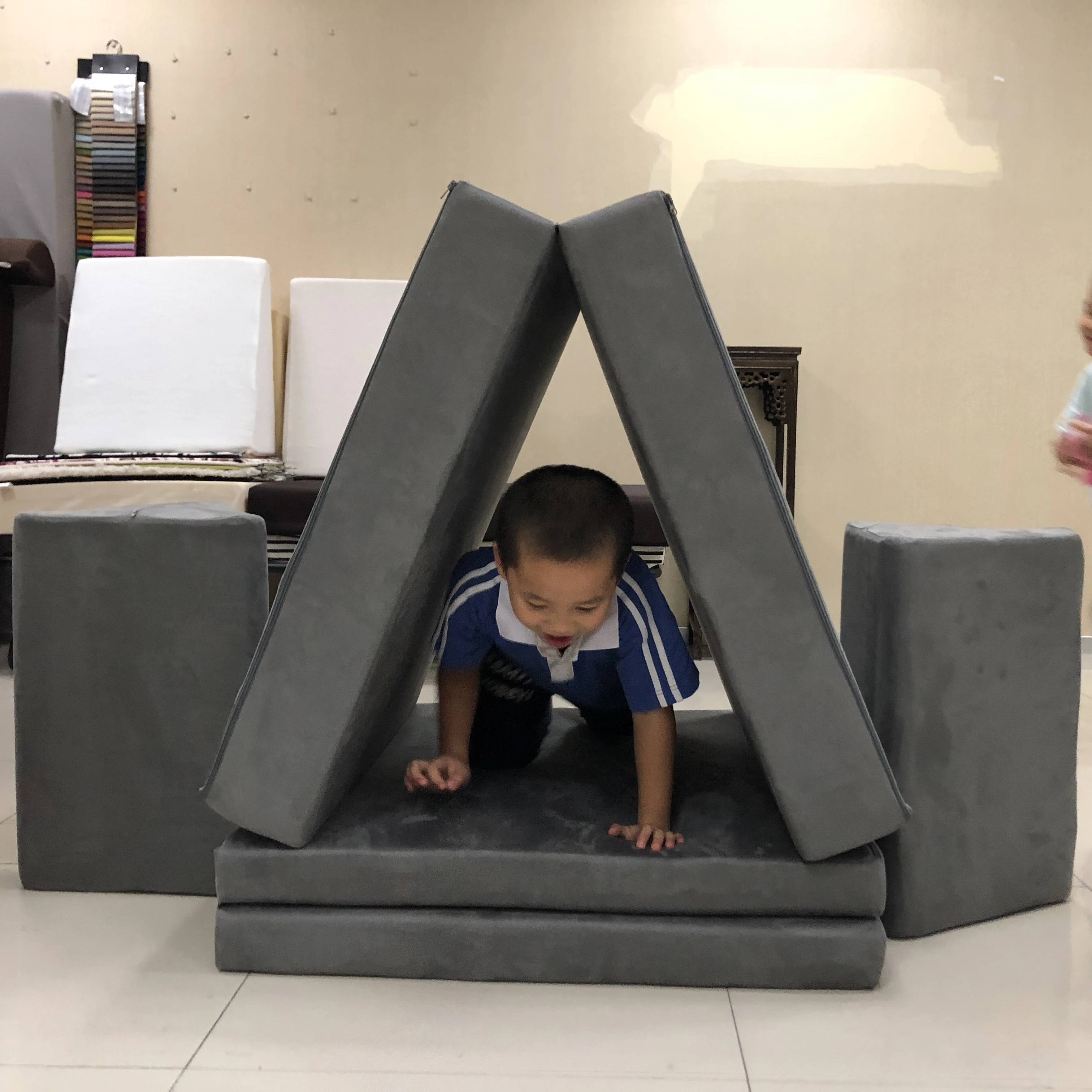 Living Room Sofa Furniture Building Blocks Kids Play Couch Removable cover