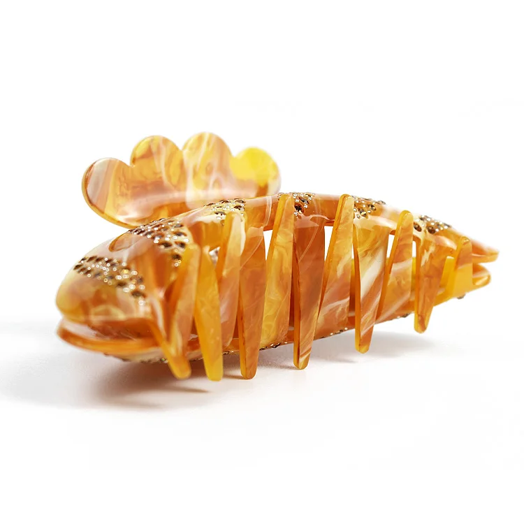 CANYUAN The latest fashion rhinestone hair claw rhinestones personalized point drill hair clip for women