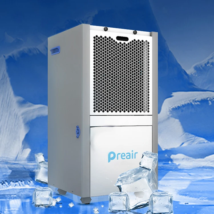Commercial Grade 220V 50L Metal Housing Automatic Defrosting  Dehumidifier Home