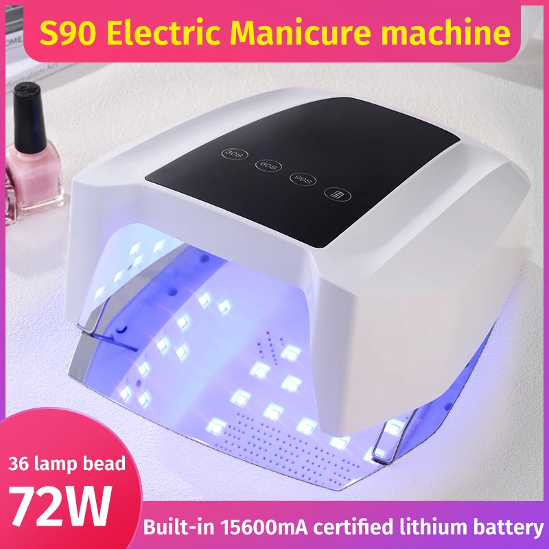 Iksbeauty Беспроводная Автоматическая разборка UV 72 Вт USB аккумуляторная беспроводная сушилка для