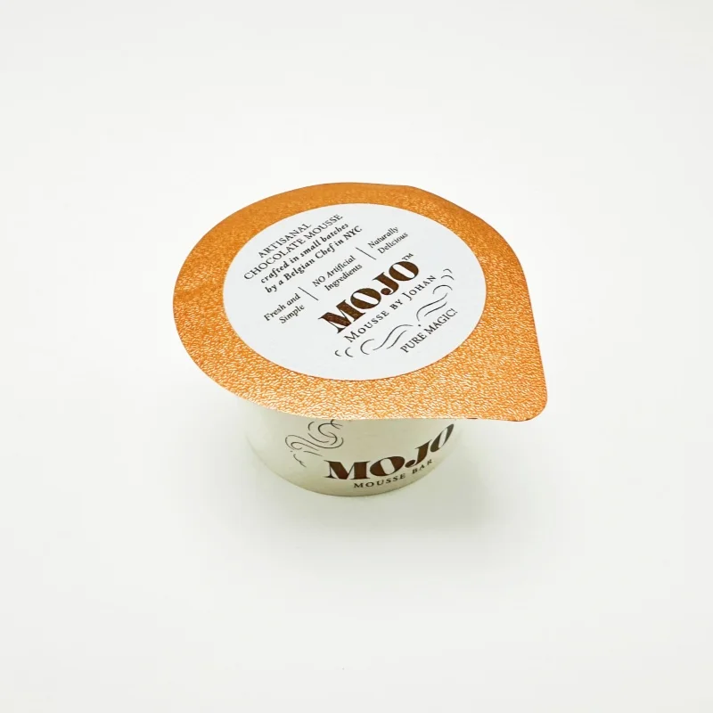 Heat Seal Lacquer Primer Aluminum Foils Lids Yoghurt Cup With Lid For Food Packaging