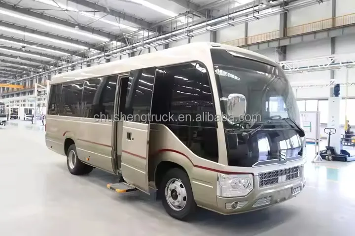 Brand new 26 Seats Luxury Coach Bus Coaster Type with 7 Meter Tourist LHD Low Price Diesel Engine