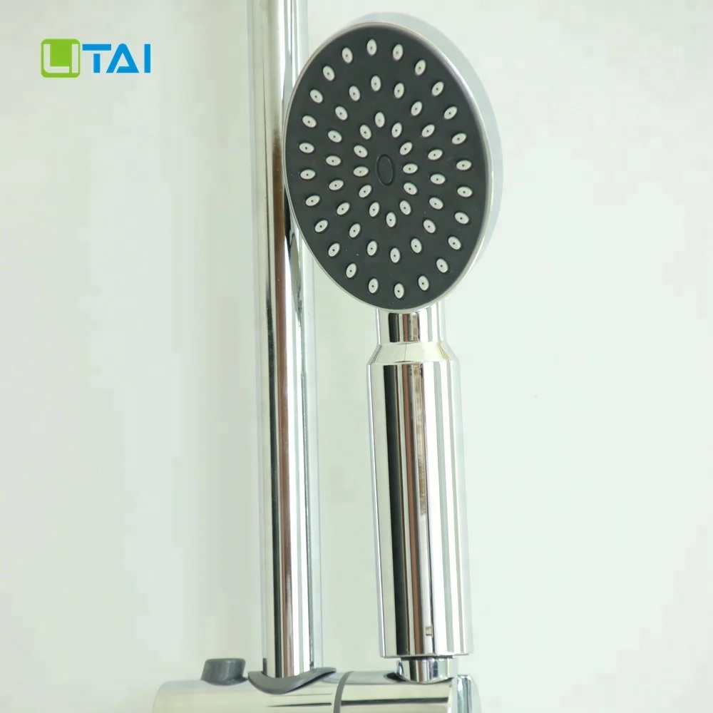 LT-1885S Cheap Price Bath Thermostatic Faucet Aluminum Shower Panel/shower Set