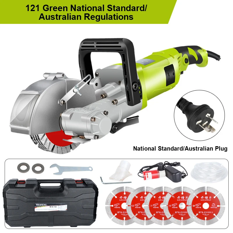 Hot Selling 4800w Wall Chaser  Electric Power Tools Construction Concrete Steel Wall Grooving Machine Power Saw With Hand-held