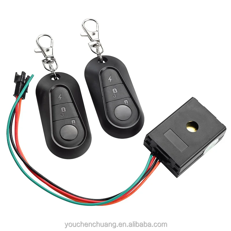 36-72V electric bicycle Motorcycle anti-theft alarm system Electric scooter remote control anti-theft