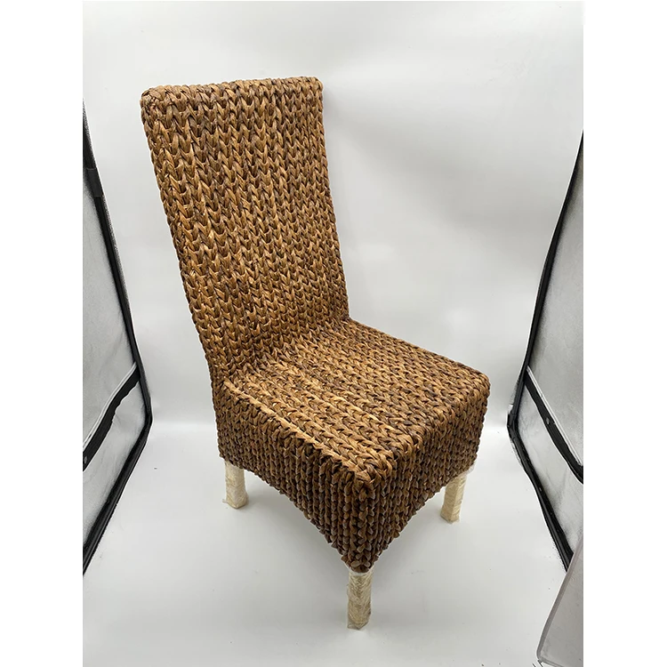 
Handmade waving furniture bamboo look furniture bistro chairs 