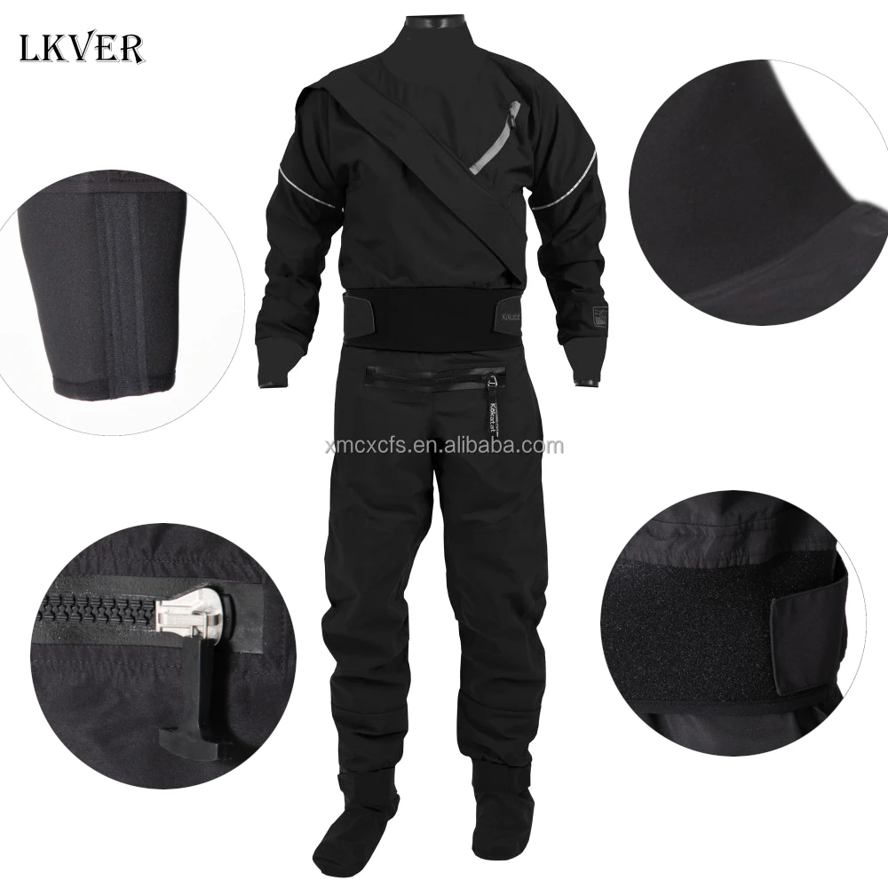 LKVER Drysuits In Stock Waterproof Plus Size Drysuit Sailing Ocean Professional Quick Dry Semi Dry Suit