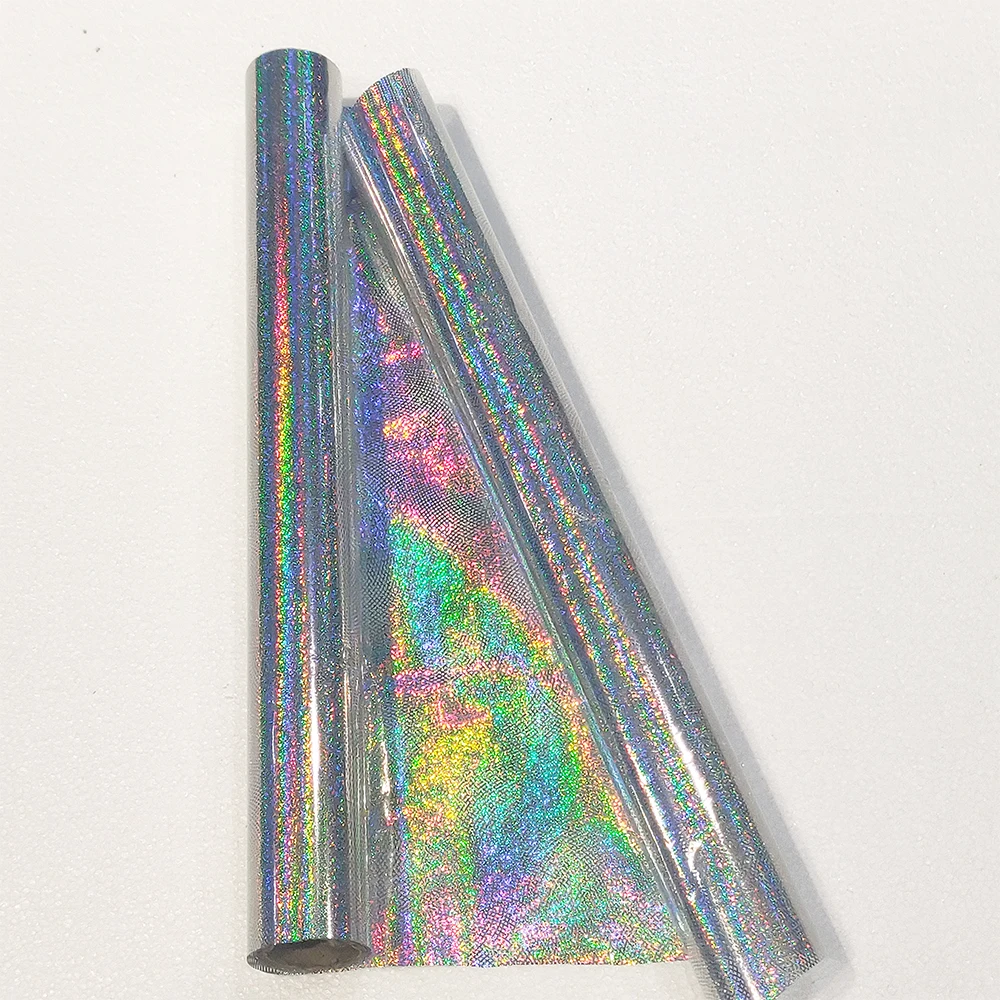 Various Colors heat transfer ,Laser Hologram Holographic Hot Stamping Foil Rolls holographic foil sheet