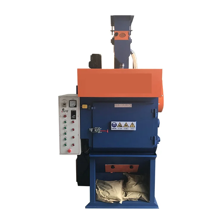 Q32 series small Shot Blasting Machine with Metal Abrasive Steel Grits and steel shots