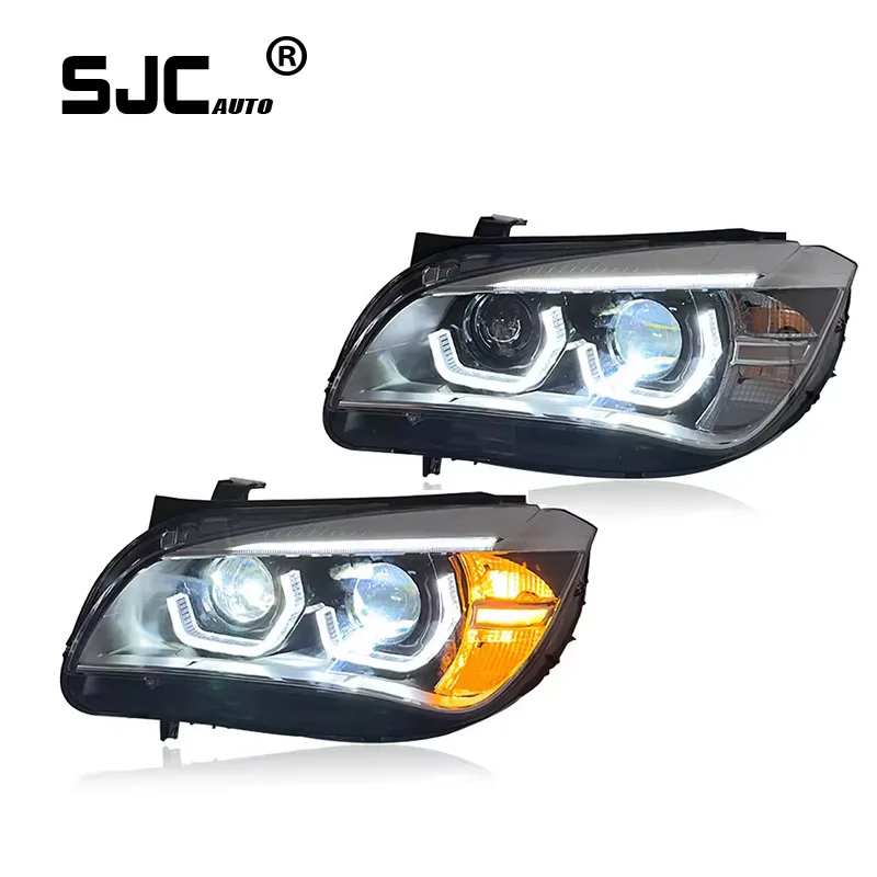 SJC X1 headlights for BMW E84 2010-2015 head lamp modified upgrade new LED headlights daily running lights car accessories