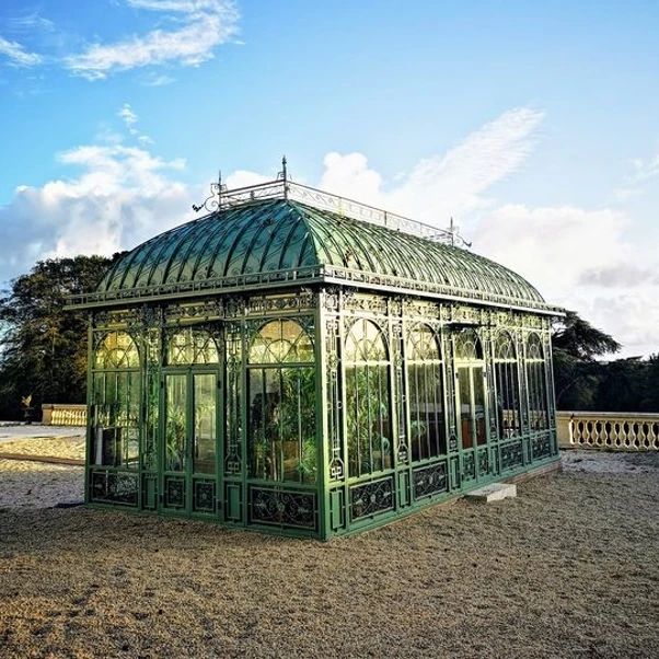 YUANJU Wedding Decoration Large metal Gazebo wrought iron garden gazebo large garden gazebos wrought iron greenhouse for sale
