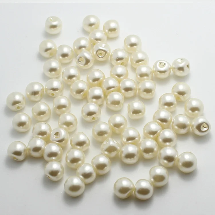 ZM181 Factory Direct  Fashionable  for Clothing   Decorative Round Button Plastic Pearl Buttons