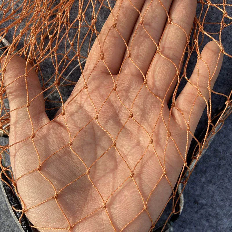 Japanese Style Bottom pocket cast net hand cast net Lead chian fishing net