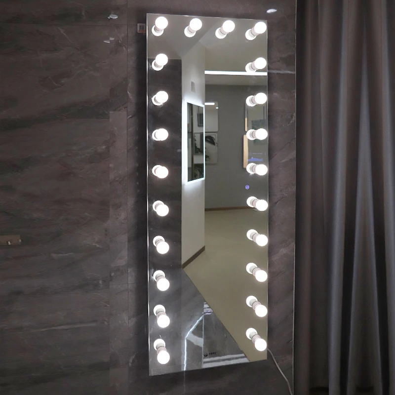 Китайское светодиодное настенное украшение, полноразмерное зеркало для спальни