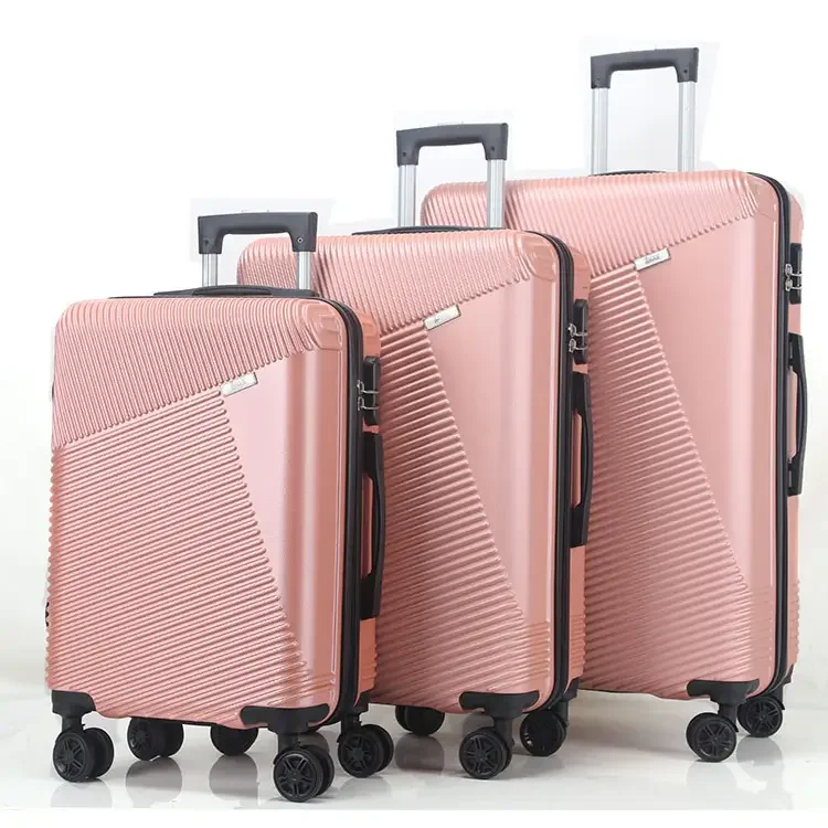 Customized 20+24+28inch 3 Pieces Wholesale Luggage Set Travel Trolley Suitcase Bag