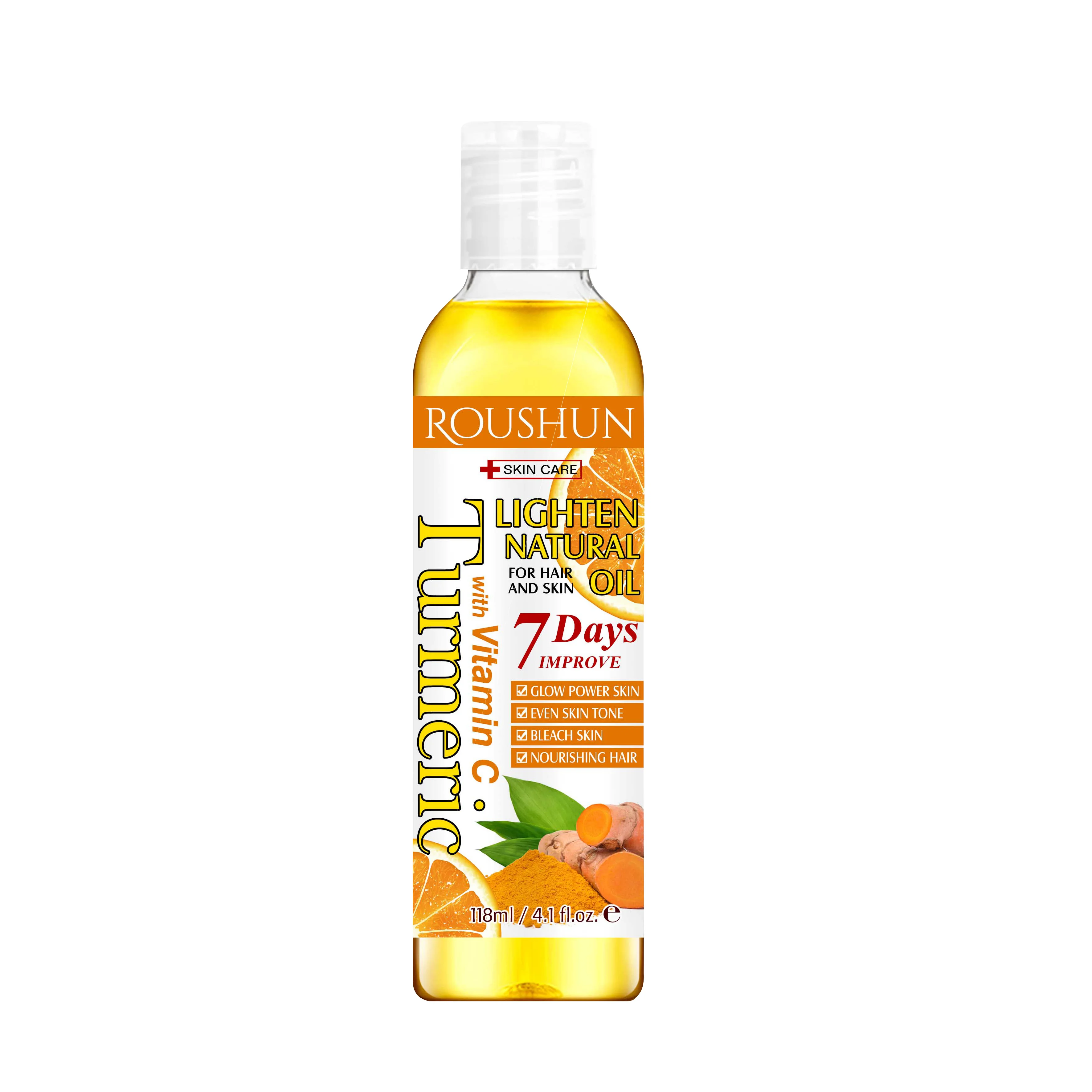 ROUSHUN Body Essential Oils Moisturizing Vitamin C Turmeric Essential Oil For The Body