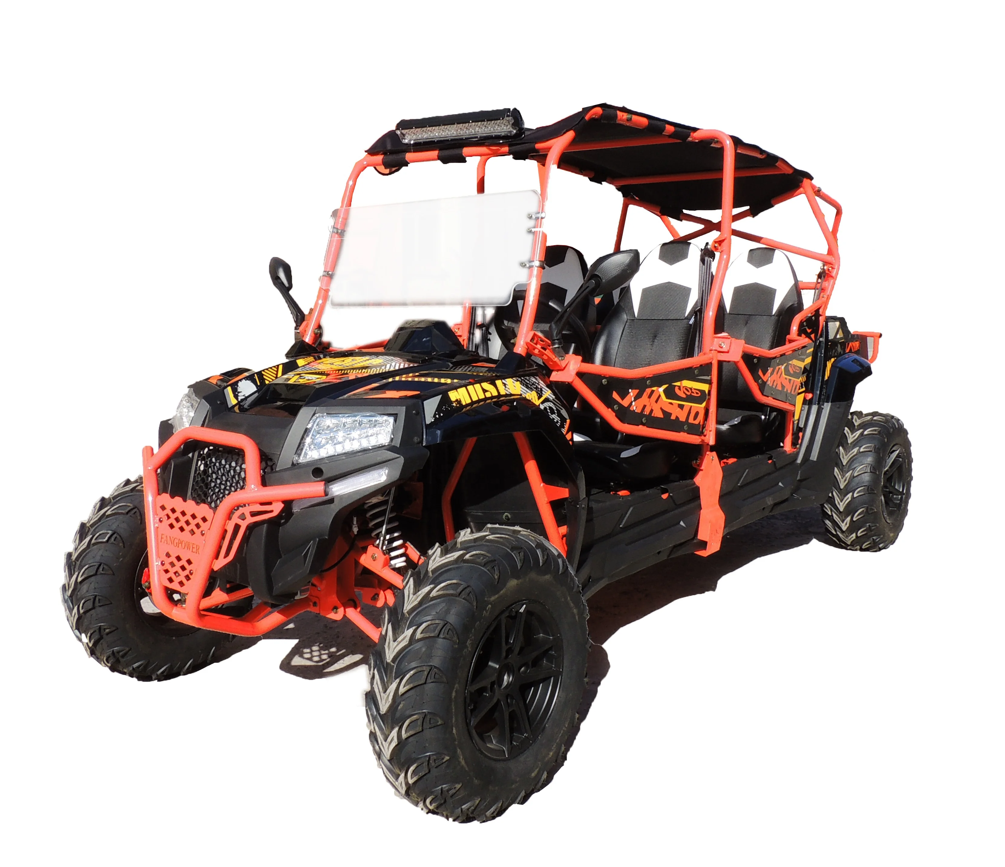 Hot sale side by side  4 seats gasoline  400cc  buggy  UTV