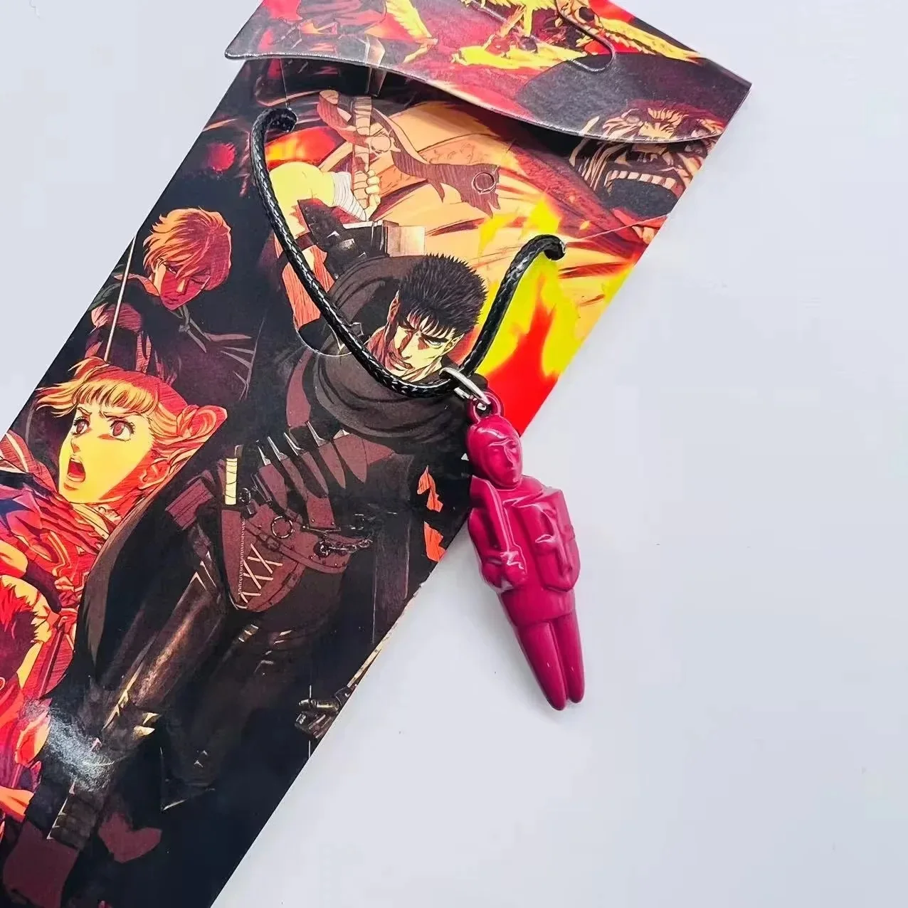 Anime Berserk Beruseruku Beihelet Sword Metal Weapon Model Pendant Keychain Necklace Jewelry