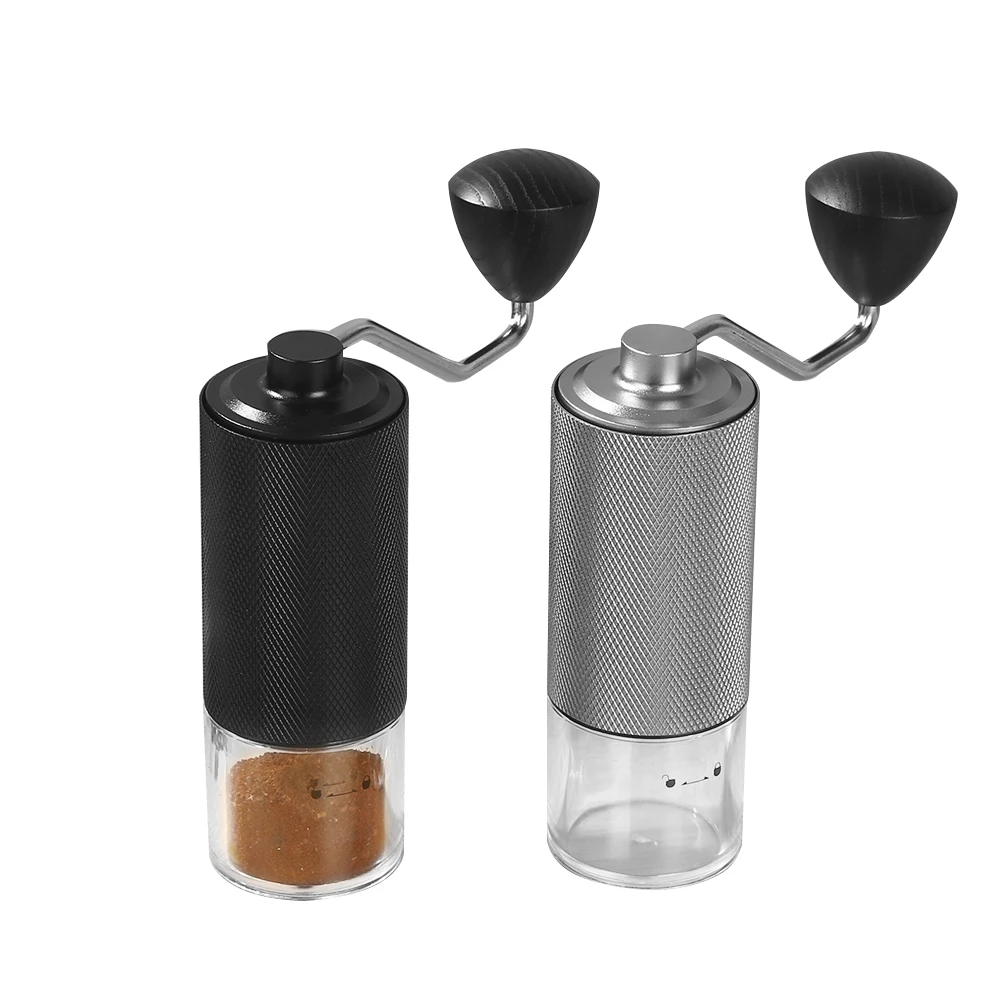 New Al-Alloy 420 Stainless Steel Burr  Mini Small Hand Mill Portable Espresso  Manual Coffee Grinder