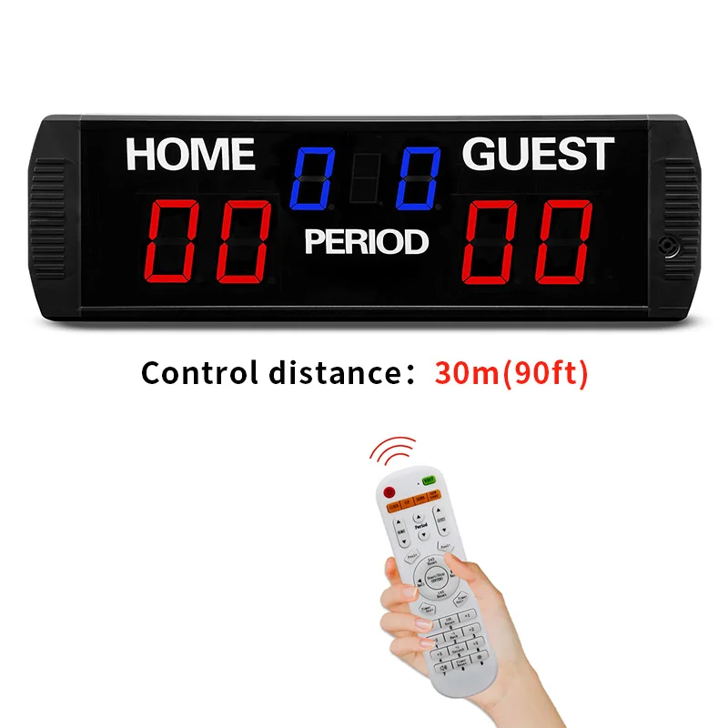 Wholesale Indoor Ball Sports Scoring Keeper Machine Electronic LED Digital Scoreboard for Basketball Tennis Soccer