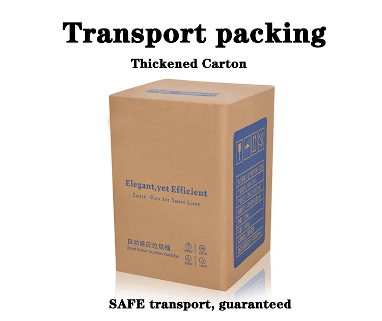 Manufacturer Indoor ABS Plastic Sensor Rechargeable Automatic Intelligent Trash Can Smart Waste Bins