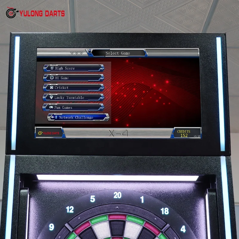 2023 soft-tip electronic professional arcade dart machine with monitor touch screen