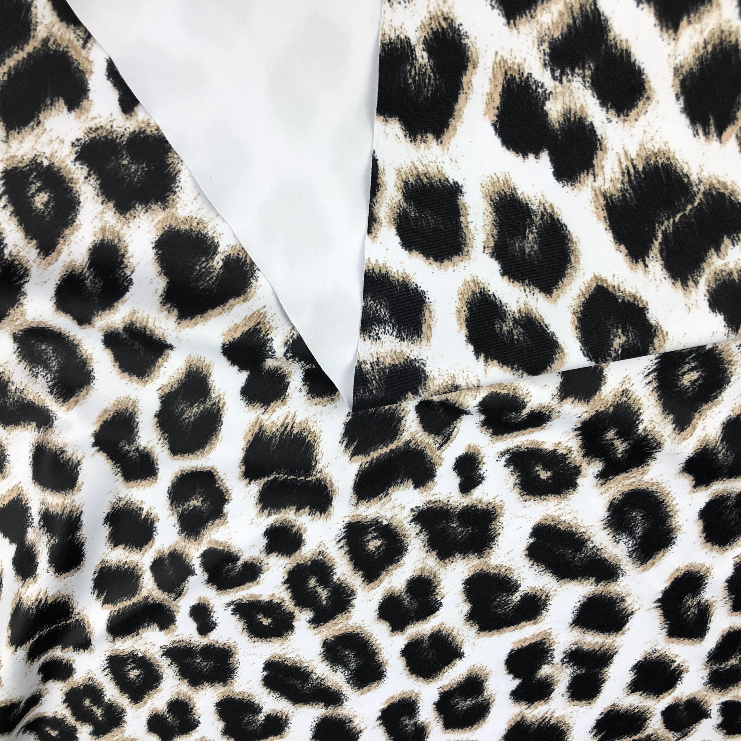 jdttex 80 polyamide 20 lycra leopard animal printed swimwear fabric