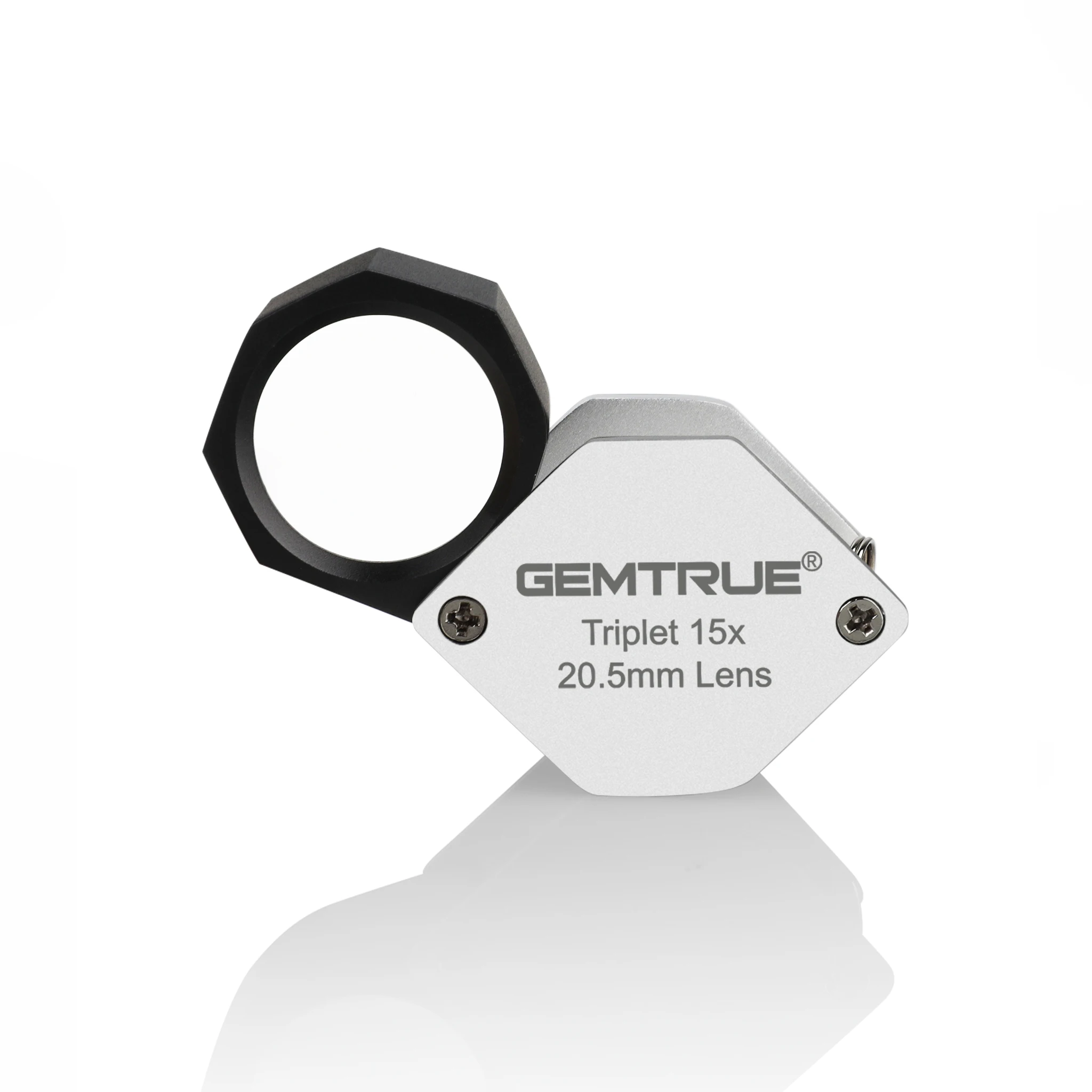 High Quality Jewelry Inspecting Loupe 15x 20.5mm Triplet Diamond & Jewellery Magnifier Wholesale Price