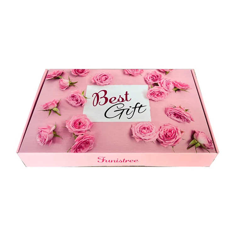 Custom Logo Luxury Eco Friendly Paper Mailer Packaging Boxes for Postal Cloth Bra Printed Blanket Corrugated Paper Shipping Box