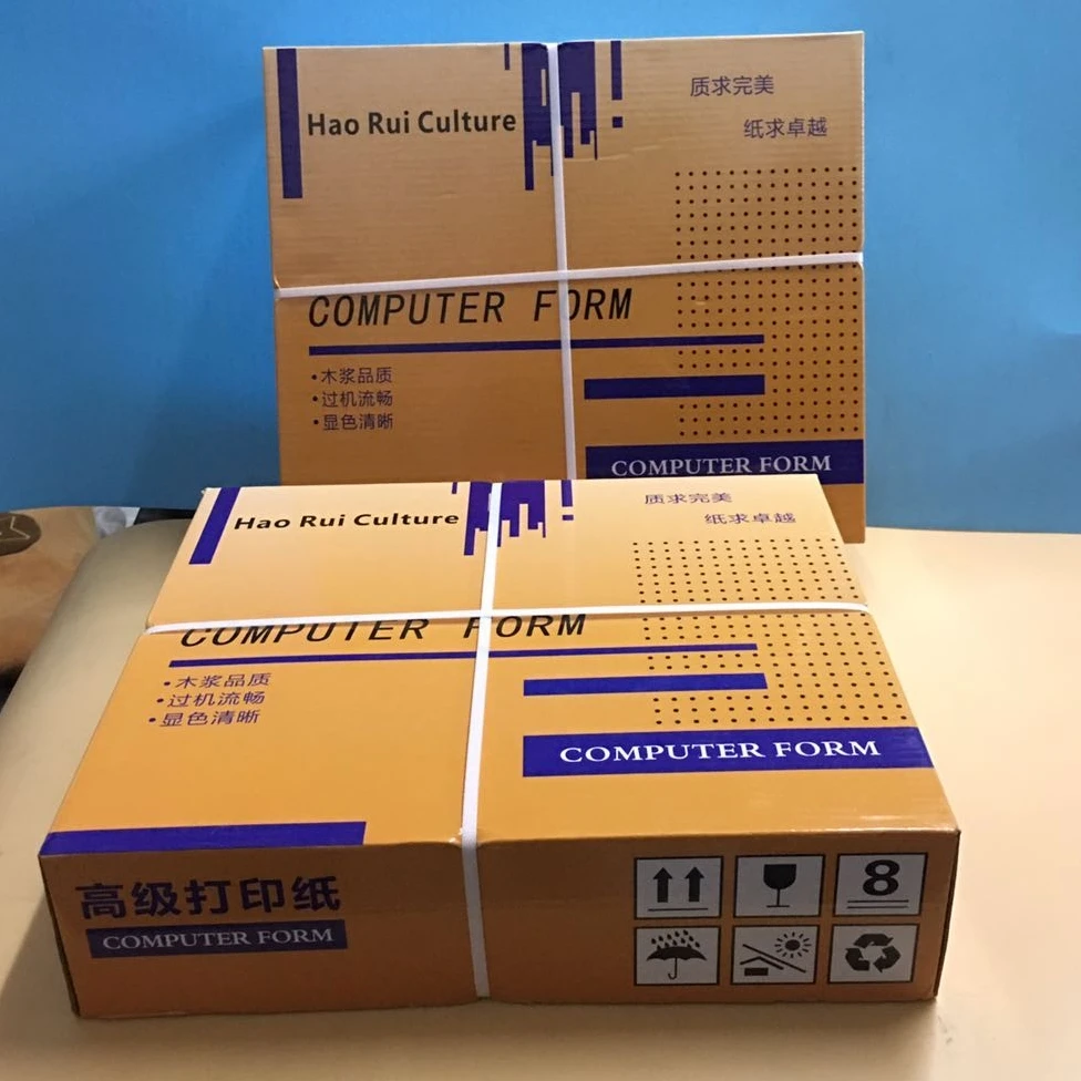 3-ply computer continuous printing carbonless receipt paper in sheet