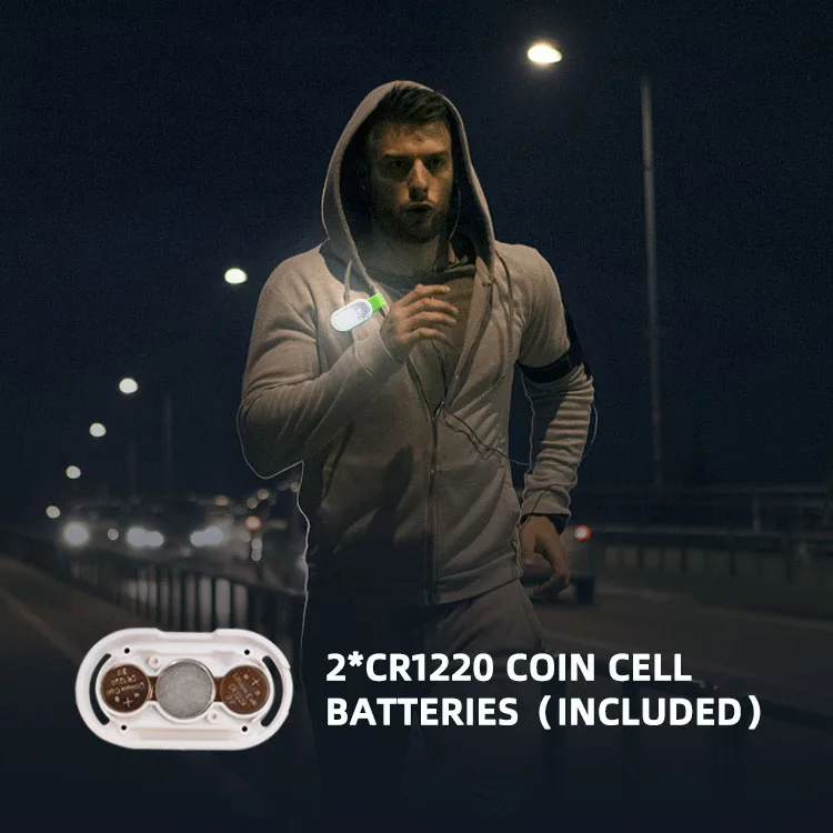 Hand Free LED Magnet Safe Clip LED Magnetic Light Clothing LED Bag Light Silicone Magnetic Clips Light