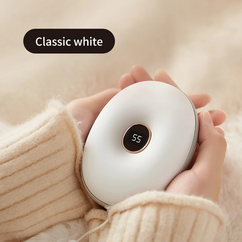 Portable mini hand warmer winter Donut hand warmers 5000mah small personai hand warmer power bank