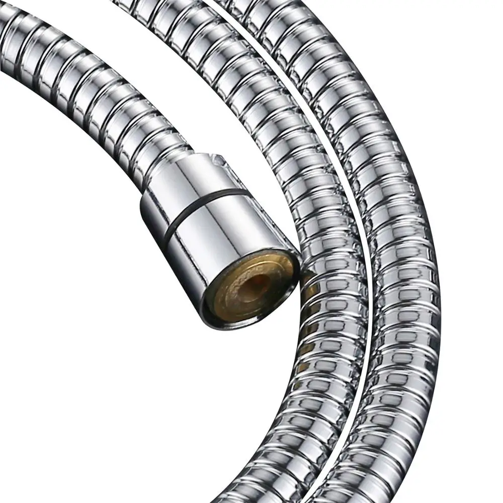 Hose Manufacturer 1.5 M Bathroom Accessories Flexible Stainless Steel Metal Corrugated Spiral Shower Water Pipe Hose