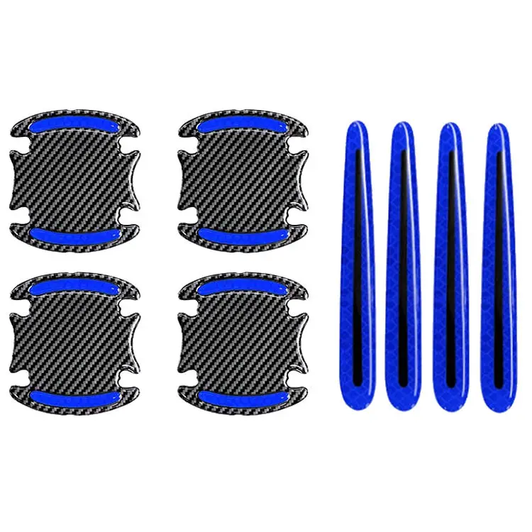 2023 Fashion Universal Invisible Carbon Fiber Door Handle Stickers Scratches Resistant Handle Protection Stickers For Car