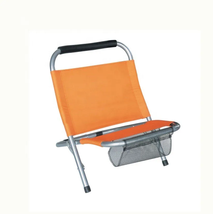 Premium Portable Aluminum Folding Low Beach Chair Magazine Bag Best Outdoor Iron Parks Gardens Picnics Fishing Made Wood Metal