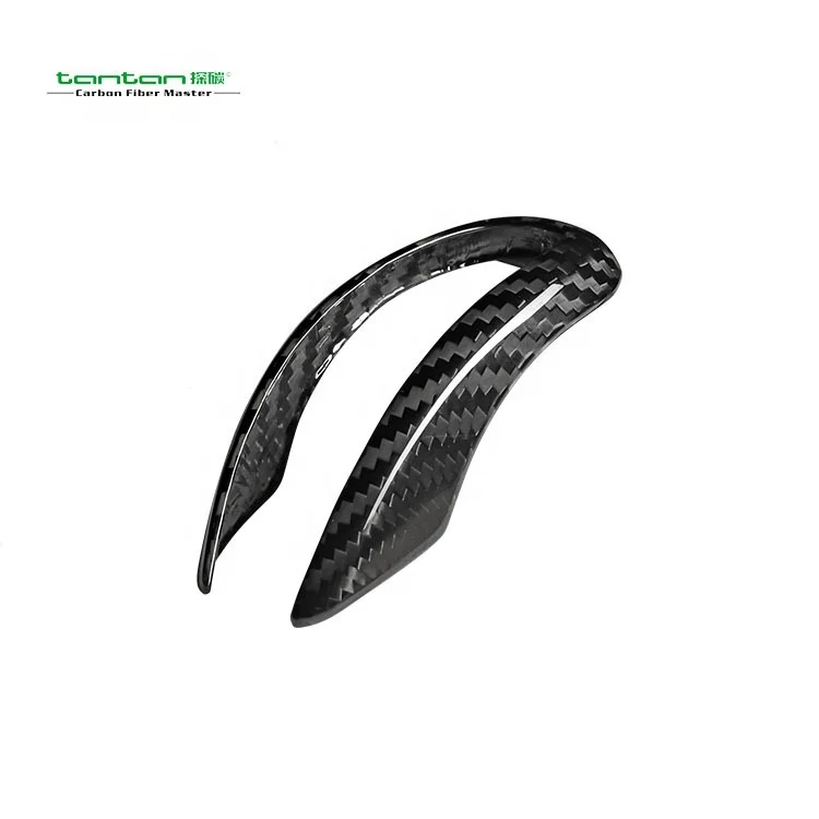 tantan Carbon Fiber Car Interior Accessories Car Modification shift Gear knob Cover For Alfa Romeo Giulia Stelvio Sticker