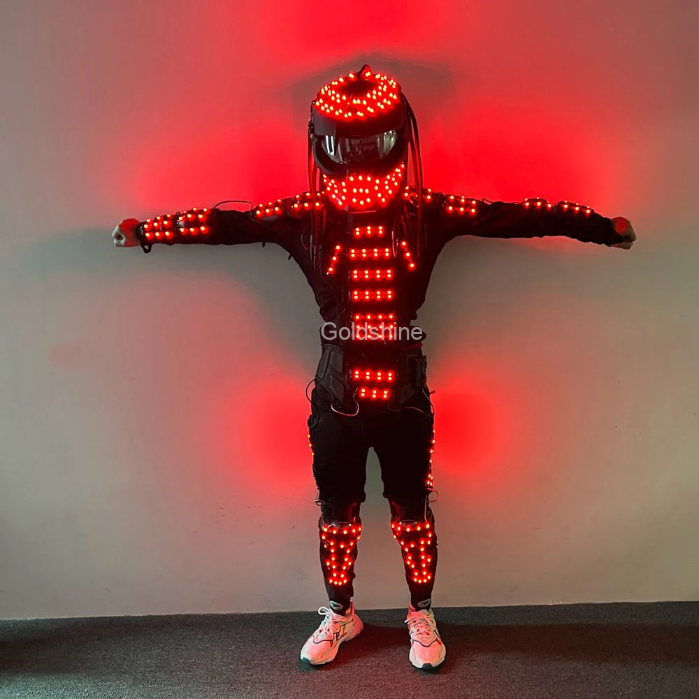 Bar Led Luminous Prom Dress Adults Stage Performance Clothing Led Dress for Party Night Club