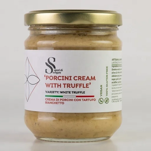 PORCINI MUSHROOM CREAM WITH WHITE TRUFFLE