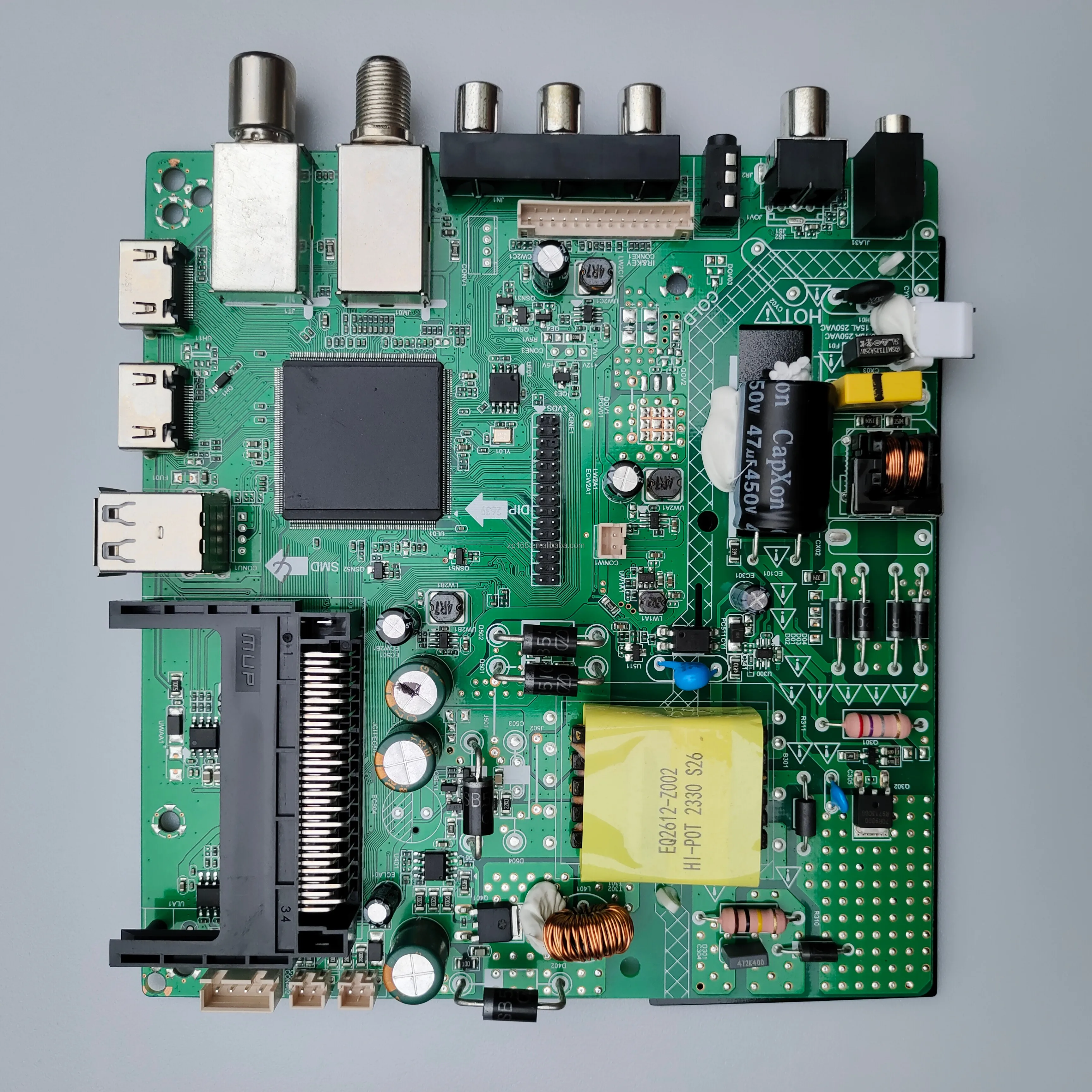 Universal LED TV Motherboard ZP.S663.801R00 DVB-T2 DVB-S2 DVB-C Backlight Voltage Range 20-58V Suitable for 32-42 Inches