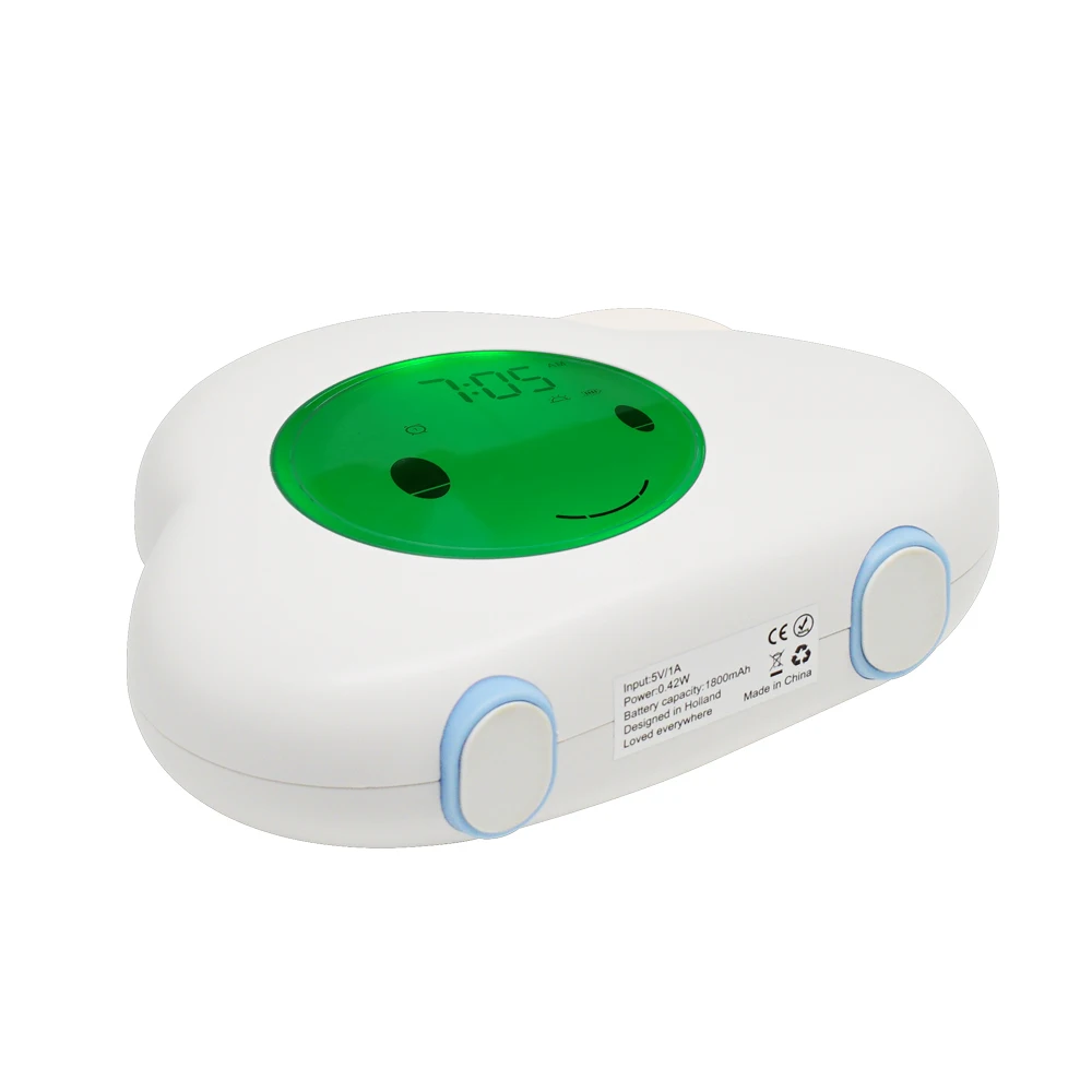 New model  Training Night Light kids sleep trainer portable Rechargeable Moon wake up alarm clock