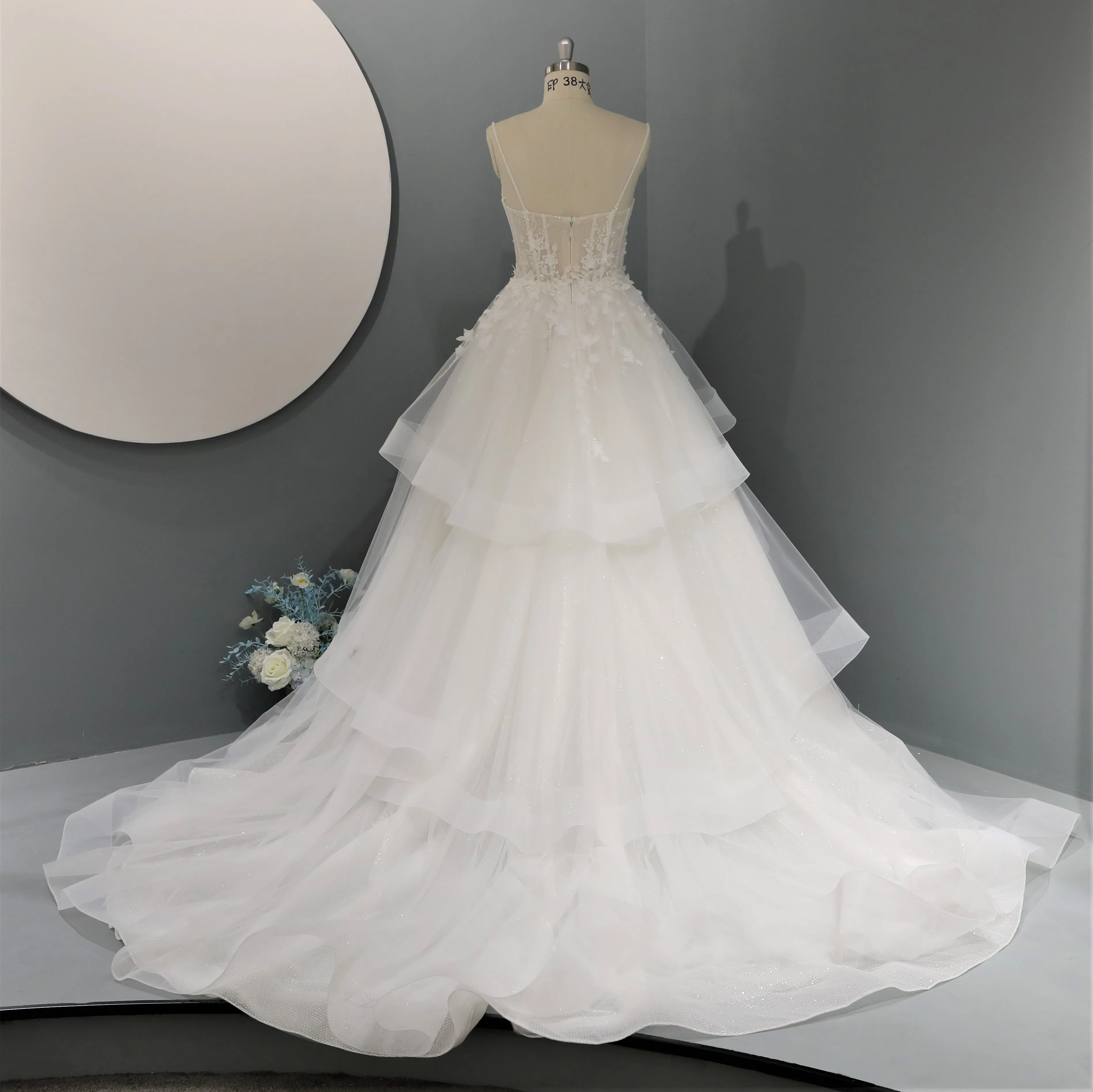 Высококачественные многоярусные торты Vestidos De Novia Свадебные платья 2024 свадебное платье