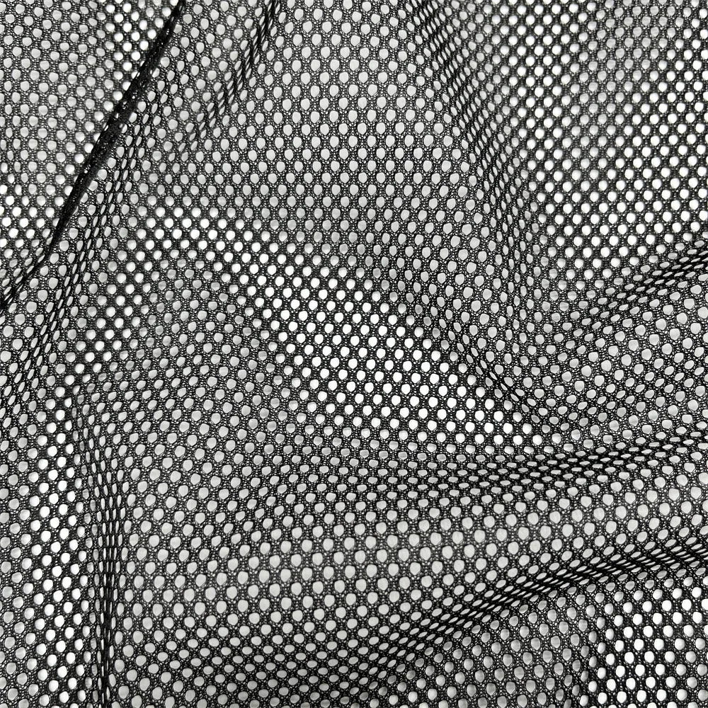 Wholesale Factory Knitted net Fabric 65gsm 100% Polyester warp knitted Mesh Fabric for lining and inner pocket