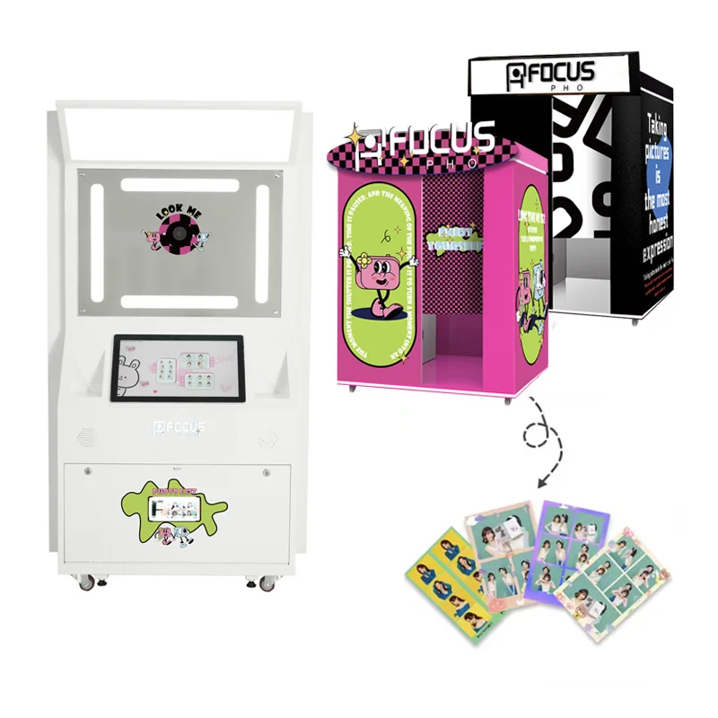 JLJ self-service photobooth new photo booth machine with digit photo frame